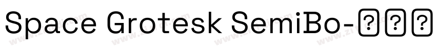 Space Grotesk SemiBo字体转换